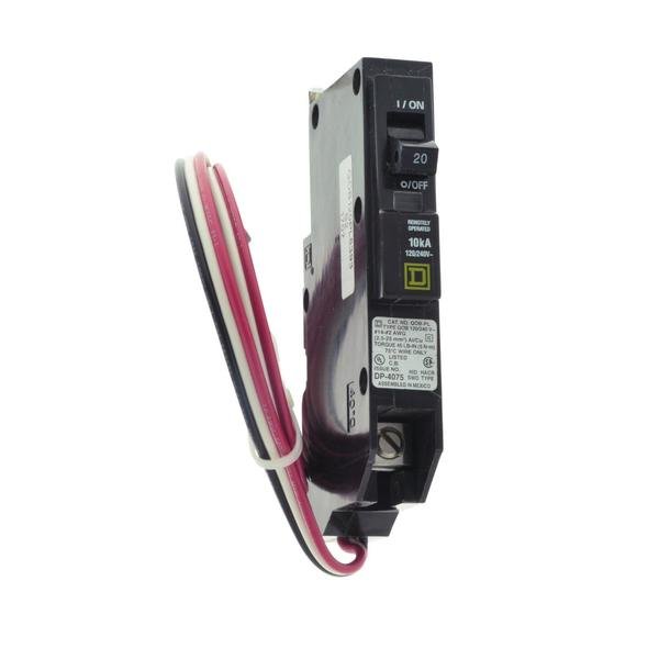 Mini CB, QO, 20 A, 1P, 120/240 V, 10 kA, , SQUARE D, Mfr# QOB120PL5393