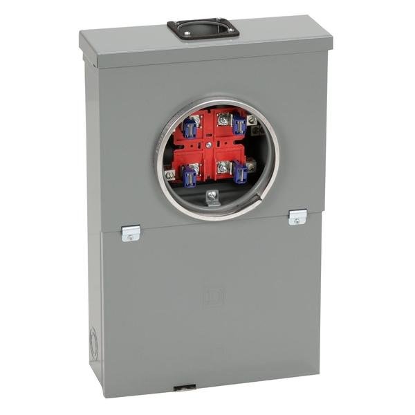 Homeline All In One combination service, 100 A; 80 A Amps, Homeline Circuit Breaker Type, SQUARE D, Mfr# SO1020M100S
