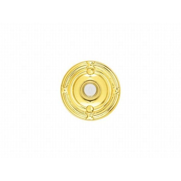 Bright Brass Doorbell, 2407US3, Emtek, Mfr#: 2407US3