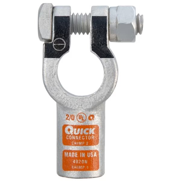 Clamp Crimp, Neg, 4/0, PK50, QUICKCABLE, Mfr# 4040-050N