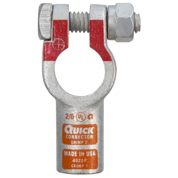 Clamp Crimp, Pos, 3/0, PK50, Quickcable, Mfr#: 4030-050P