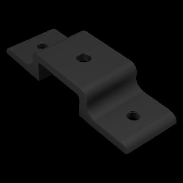 Black 40mm Double Panel Retainer, 80/20, Mfr# 40-2515-BLACK