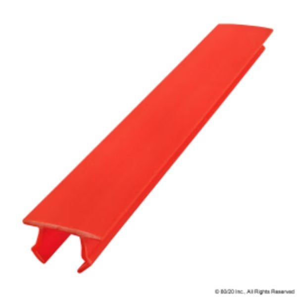 Red Economy T-Slot Cover 40 S, 80/20, Mfr# 40-2825