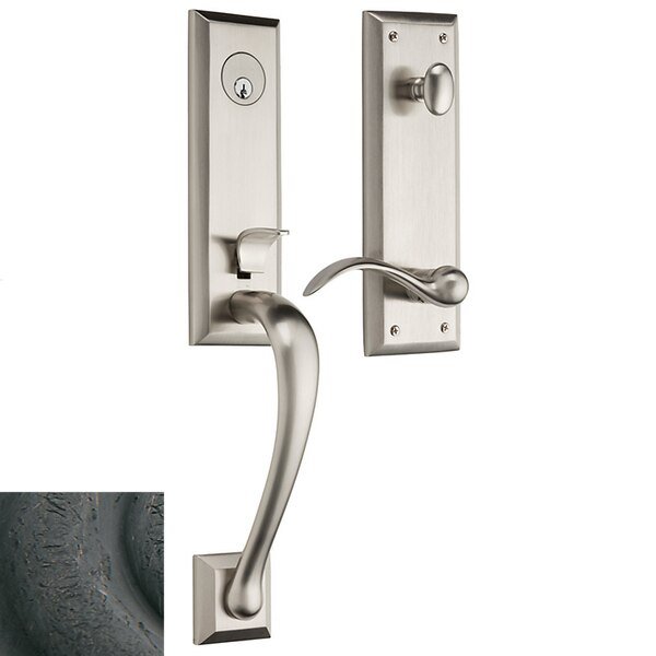 Entry Handlesets Distressed Oil Rubbed Bronze, BALDWIN ESTATE, Mfr# 85352.402.LENT