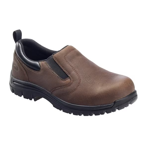 Size 7.5 FOREMAN SLIP-ON CT, MENS PR, AVENGER SAFETY FOOTWEAR, Mfr# A7108-7.5W
