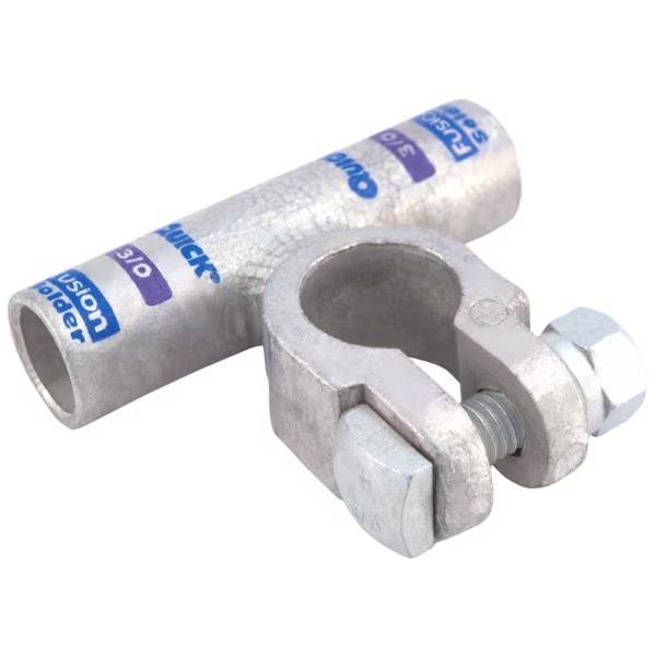 Solder Clamp, Neg, 4/0 Flag, PK5, FUSION, Mfr# 436340-005N