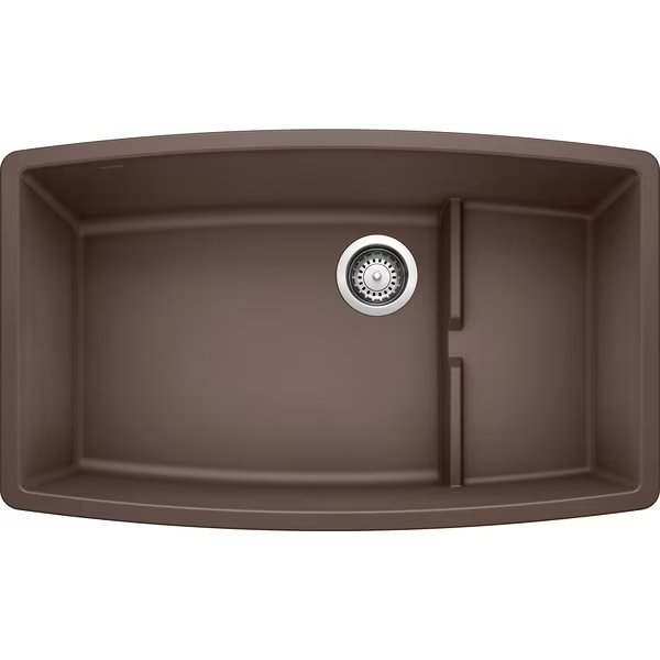 Performa Cascade Silgranit Undermount Kitchen Sink - Cafe, BLANCO, Mfr# 440063