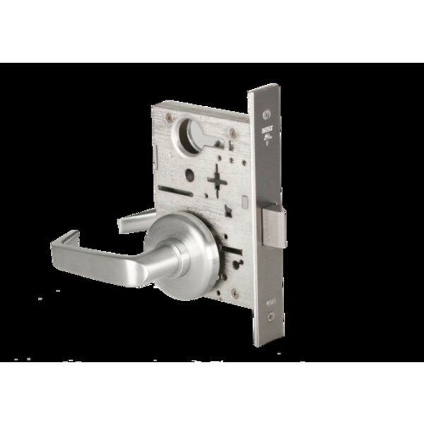 Mortise 45H Lock, Passage, Lever, Rose, Satin Chrome, LH, BEST, Mfr# 45H0N15H626LH