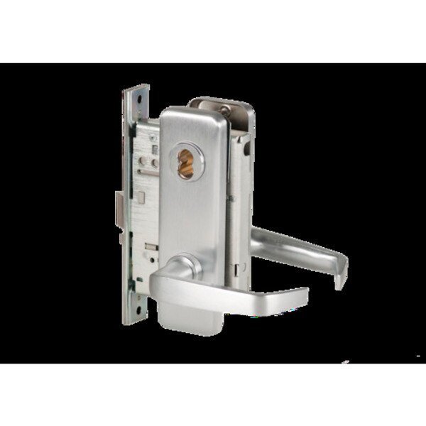 Mortise 45H Lock, Dormitory, Lever, Escutcheon, Sat Chr AM, LH, Best, Mfr#: 45H7TA15J626LH