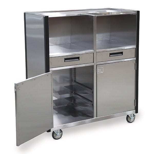 Mobile Set-Up Station w/Stainless Steel Exterior, Lakeside, Mfr#: 4605