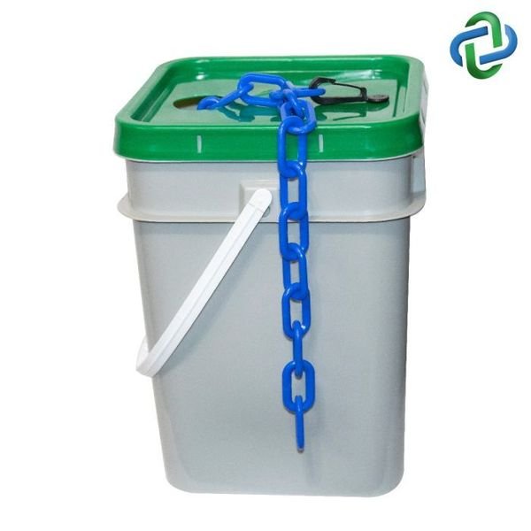 Blue Plastic Chain Pail 3