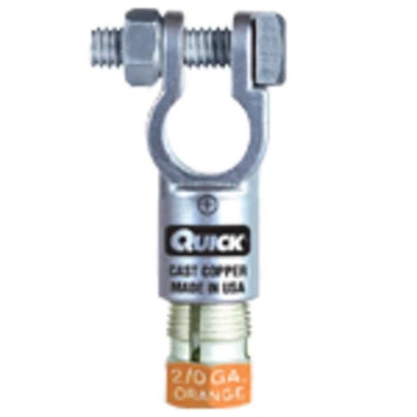 Universal Clamp, 4 Gauge, PK5, QUICKCABLE, Mfr# 5004-005U