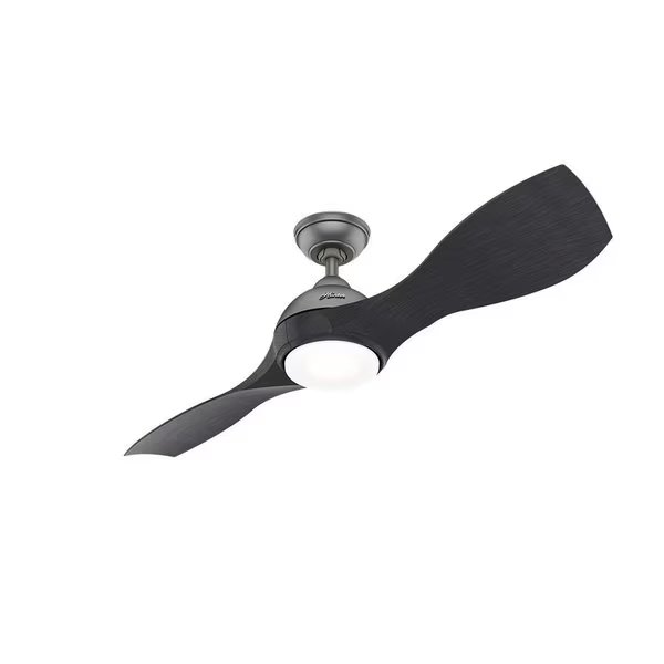 Outdoor Ceiling Fan, 56 in. Blade Dia., Single Phase, 120, Hunter, Mfr#: 50735