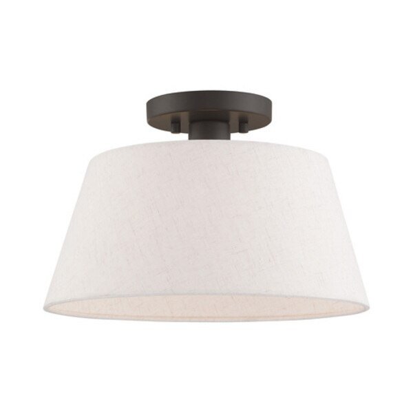 Belclaire 1 Light English Bronze Ceiling Mount, LIVEX LIGHTING, Mfr# 50802-92