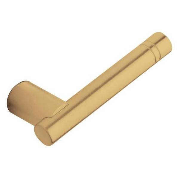 Lever Satin Brass with Brown Door Levers Satin Brass with Brown 5138, Baldwin Estate, Mfr#: 5138.060.RMR
