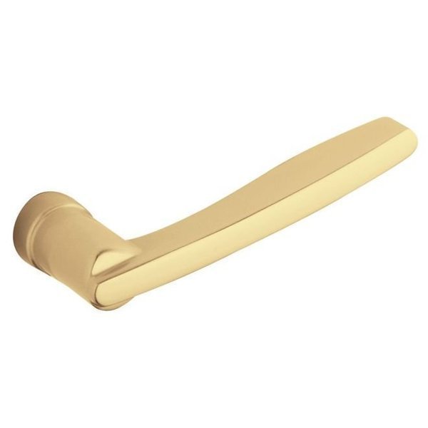 Lever Satin Brass with Brown Door Levers Satin Brass with Brown 5164, Baldwin Estate, Mfr#: 5164.060.RMR