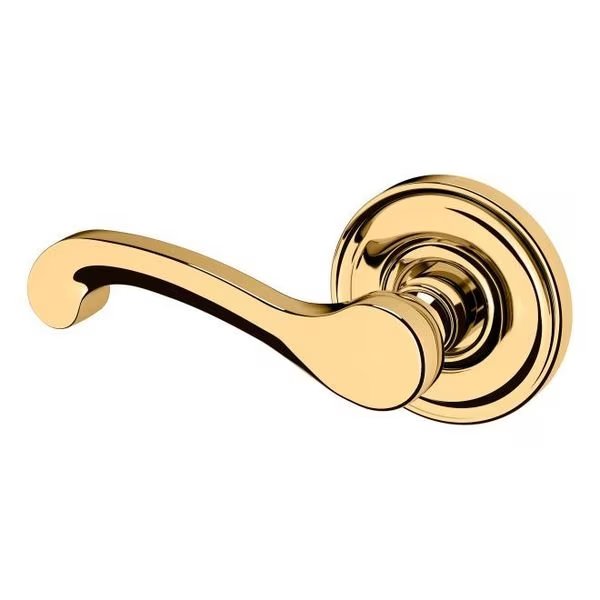 Half Dummy Door Levers Lifetime Brass, BALDWIN ESTATE, Mfr# 5445V.003.LDM