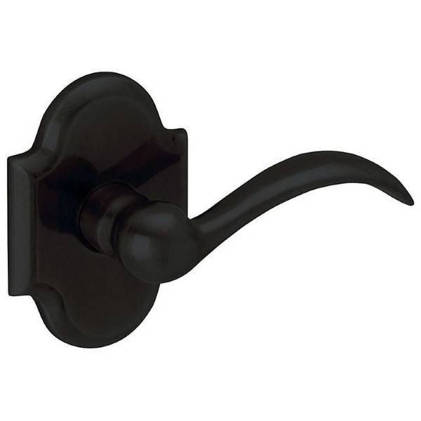 Beavertail Lever Satin Black Door Levers Satin Black, BALDWIN ESTATE, Mfr# 5452V.190.RMR