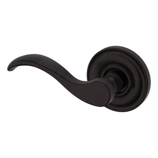 Wave Lever Oil Rubbed Bronze Door Levers Oil Rubbed Bronze, BALDWIN ESTATE, Mfr# 5455V.102.LDM