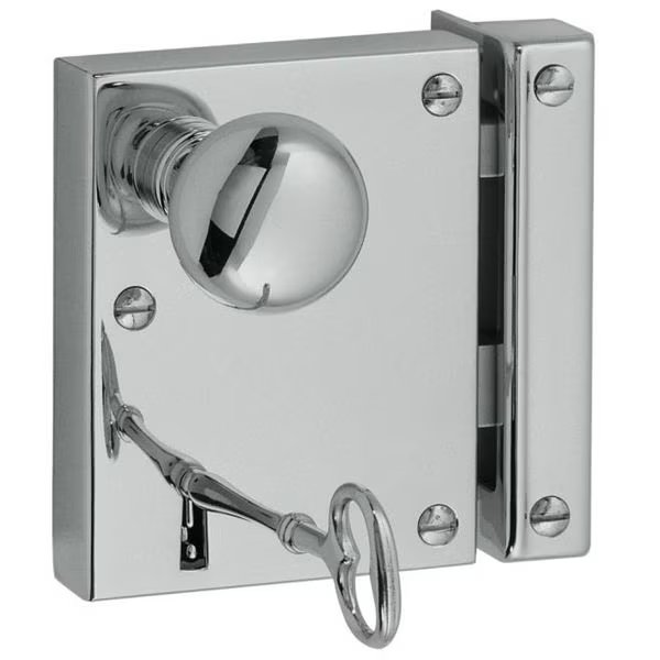 Entry Rim Locks Bright Chrome, Baldwin Estate, Mfr#: 5602.260.R
