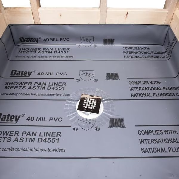 PVC Sheet 4 ft. x 50 ft., 40 mil, Gray, Oatey, Mfr#: 41596