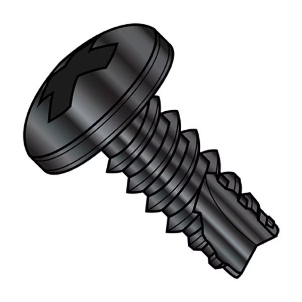 Concrete Screw, Pan, Steel Black Zinc, 10000 PK, EnjoyTool Select, Mfr#: 06085PPBZ