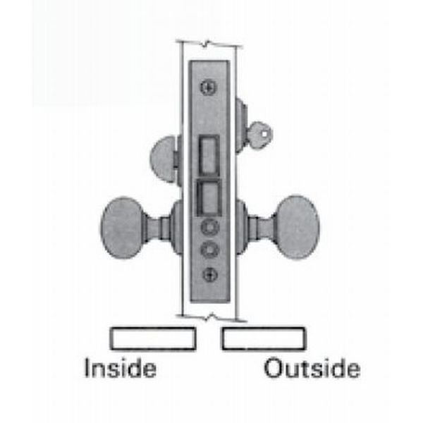 Entry Handlesets Bright Chrome, Baldwin Estate, Mfr#: 6001.260.L