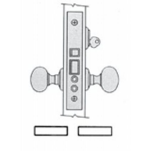 Corridor Office Handlesets Unlacquered Brass, Baldwin Estate, Mfr#: 6060.031.R