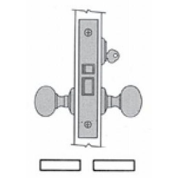 Utility Room Handlesets Oil Rubbed Bronze, BALDWIN ESTATE, Mfr# 6065.102.R