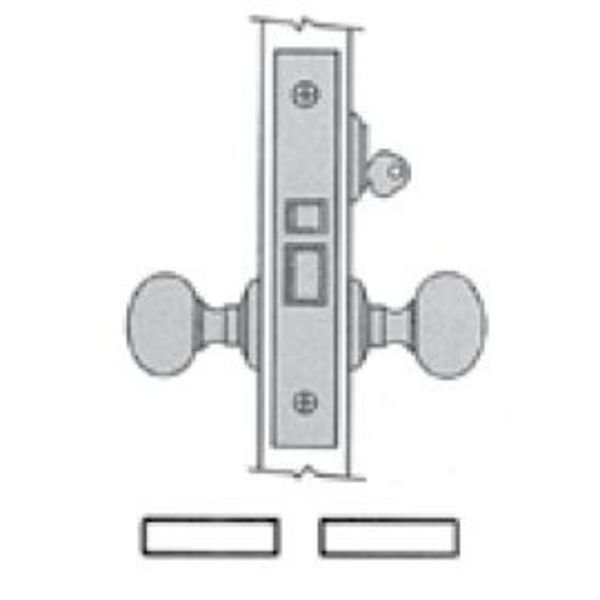 Classroom Handlesets Lifetime Brass, Baldwin Estate, Mfr#: 6130.003.LRLS