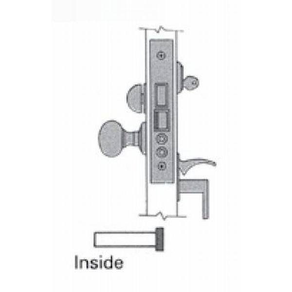 Entry Handlesets Satin Black, BALDWIN ESTATE, Mfr# 6321.190.R