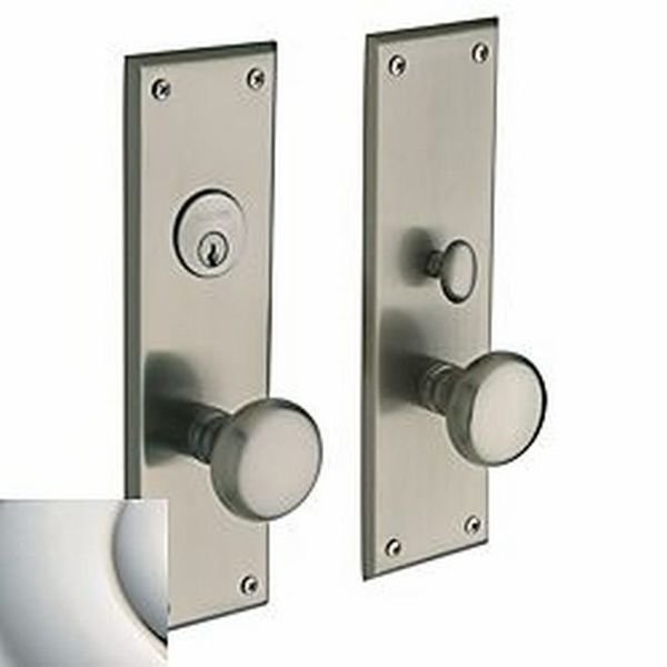 Entry Handlesets Lifetime Bright Nickel, BALDWIN ESTATE, Mfr# 6552.055.ENTR