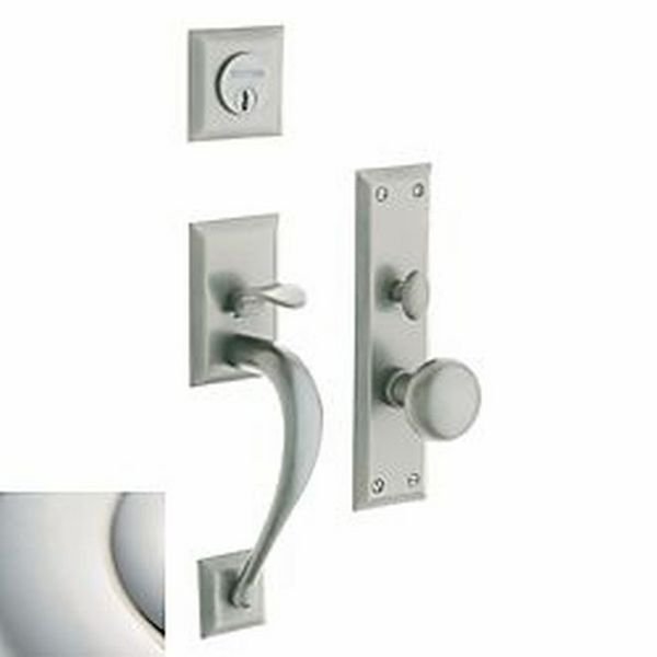 Entry Handlesets Lifetime Bright Nickel, BALDWIN ESTATE, Mfr# 6571.055.ENTR