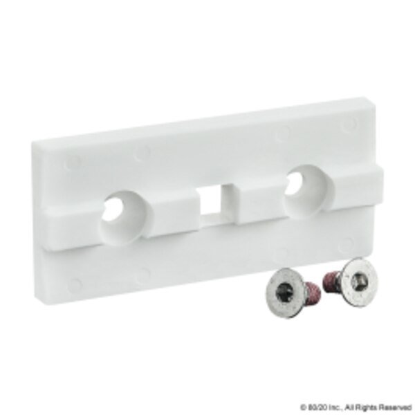 White Unibearing Pad 15 Series, 80/20, Mfr# 6814