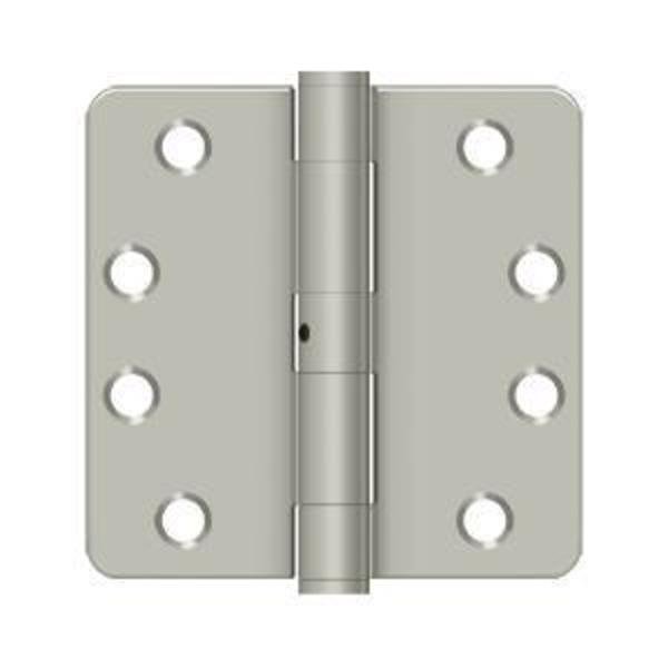 Satin Nickel Door and Butt Hinge, DELTANA, Mfr# S44R4HDN15