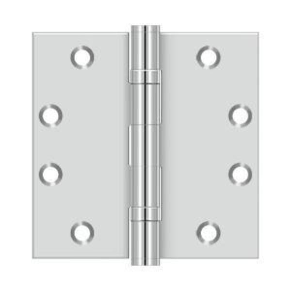 Bright Stainless Steel Square Hinge, DELTANA, Mfr# SS45BU32