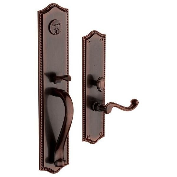 Entry Handlesets Venetian Bronze, BALDWIN ESTATE, Mfr# 6963.112.LENT
