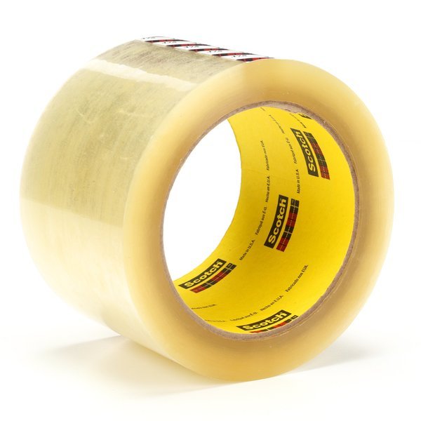 Box Sealing Tape, 72mm x 50 m, Clr, PK24, SCOTCH, Mfr# 375 681