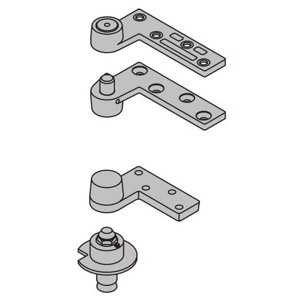 Black Pivot 7222SETSPBLKRH, Ives, Mfr#: 7222SETSPBLKRH