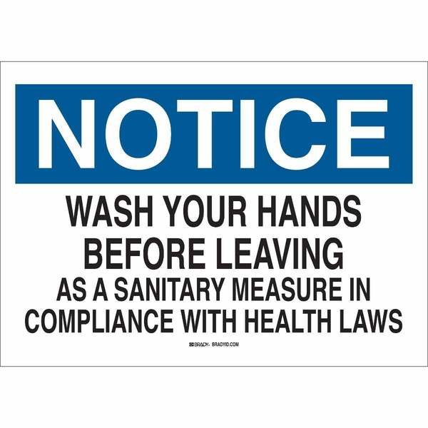 Sign, Notice, 10X14