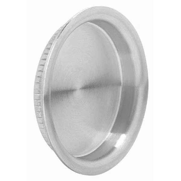 Round Flush Pull Satin Stainless Steel 2-1/8, OMNIA, Mfr# 7503.32D