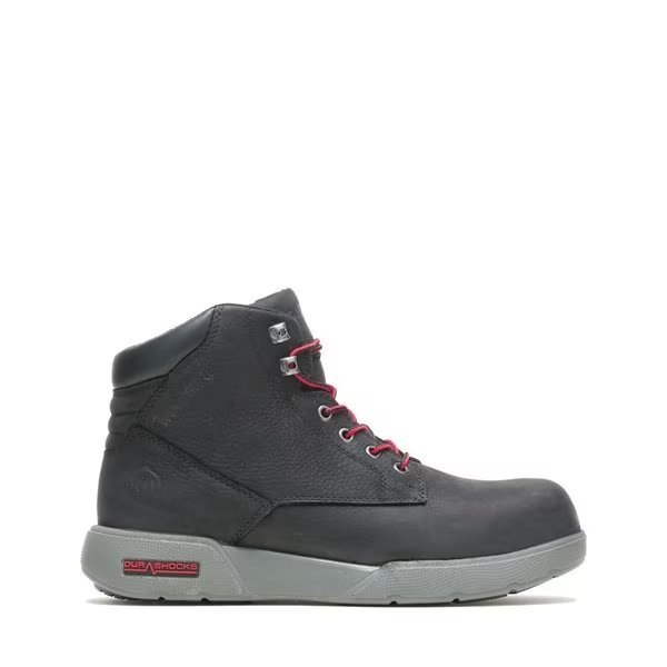 Size 7 Men's 6 in Work Boot Composite Work Boots, Black, WOLVERINE, Mfr# W211116