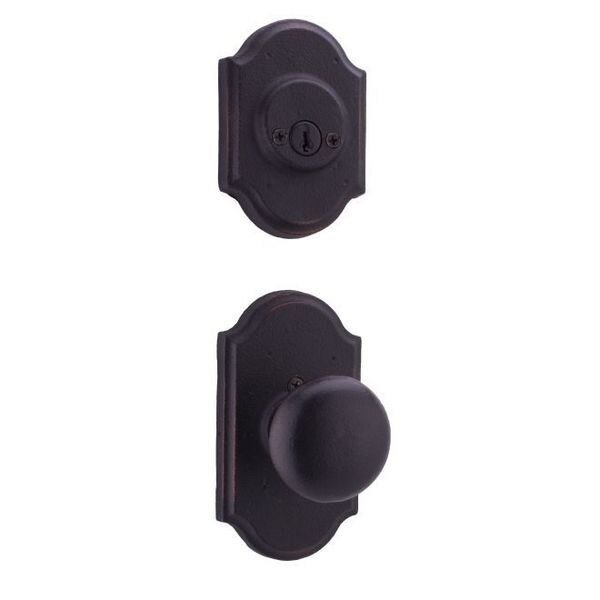 Wexford Castletown Interior DBL CYL Handleset Trim ORB, WESLOCK, Mfr# 07402--F1SL2D