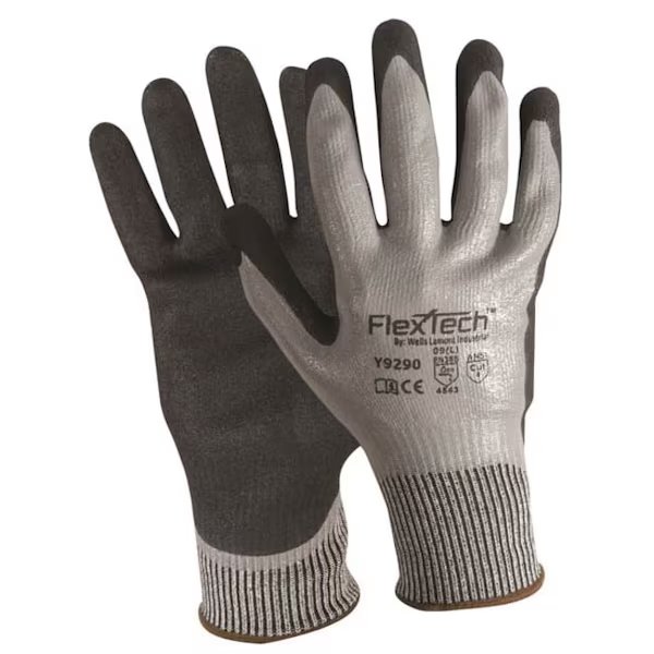 Gloves, Knit Shell, Flex Tech, XXL, WELLS LAMONT, Mfr# Y9290XXL