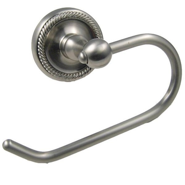 Riverside Euro Tissue Roll Holder Nickel, RUSTICWARE, Mfr# 8107SN