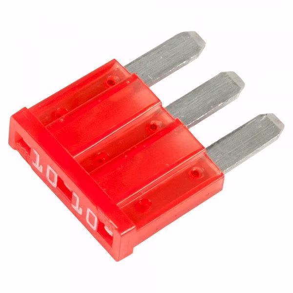 Blade Fuse, 3 Blade, 10A, PK5, 5 PK