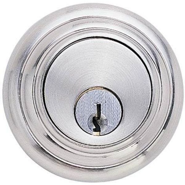 Bright Chrome Deadbolt 8455US26, EMTEK, Mfr# 8455US26