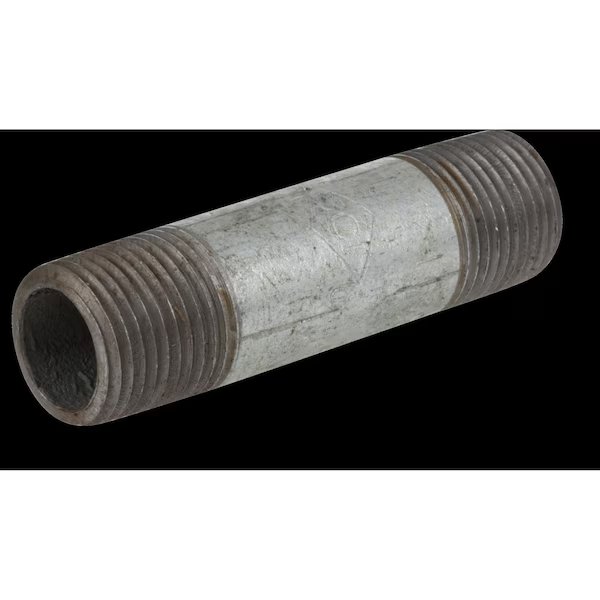 Carbon Steel Nipple, Seamlss Galvnzd, 2, SMITH-COOPER, Mfr# 4309013004