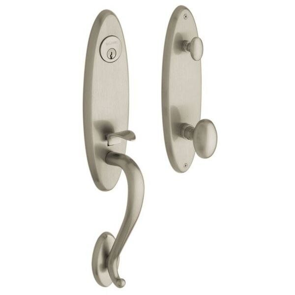 Entry Handlesets Lifetime Satin Nickel, Baldwin Estate, Mfr#: 85360.056.ENTR