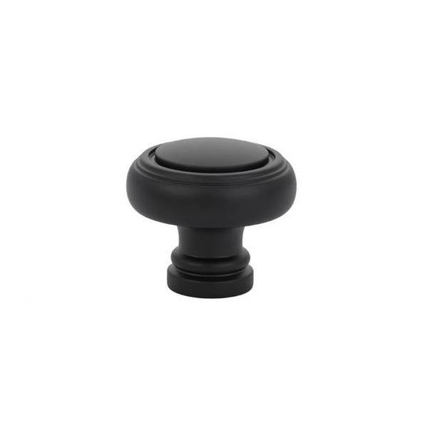 Flat Black Knob 86611US19, EMTEK, Mfr# 86611US19